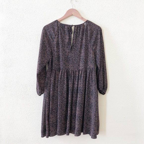 Madewell Crinkle Georgette V-Neck Babydoll Dress in Brushed Texture S - Picture 5 of 5